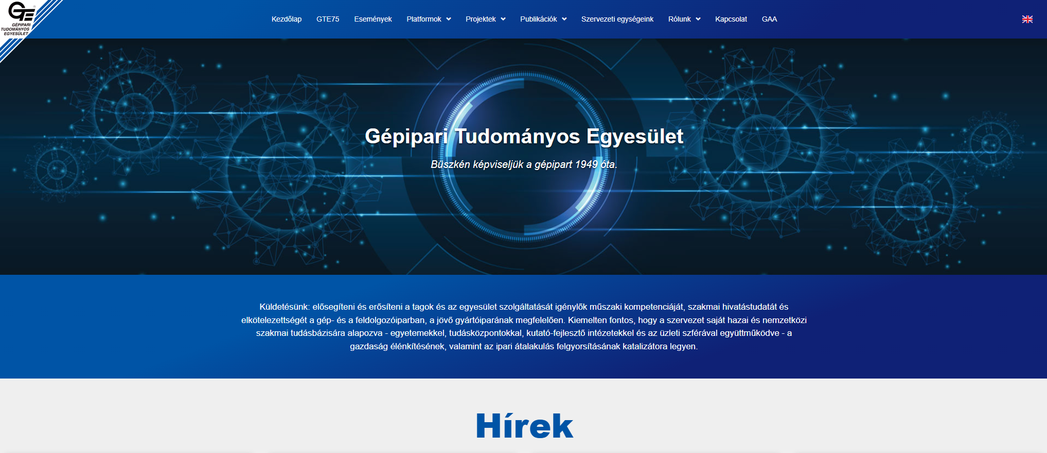 GTE Weboldal