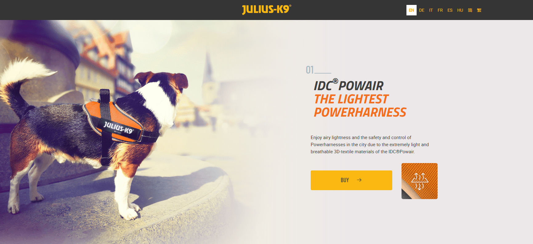 IDC®POWAIR landing