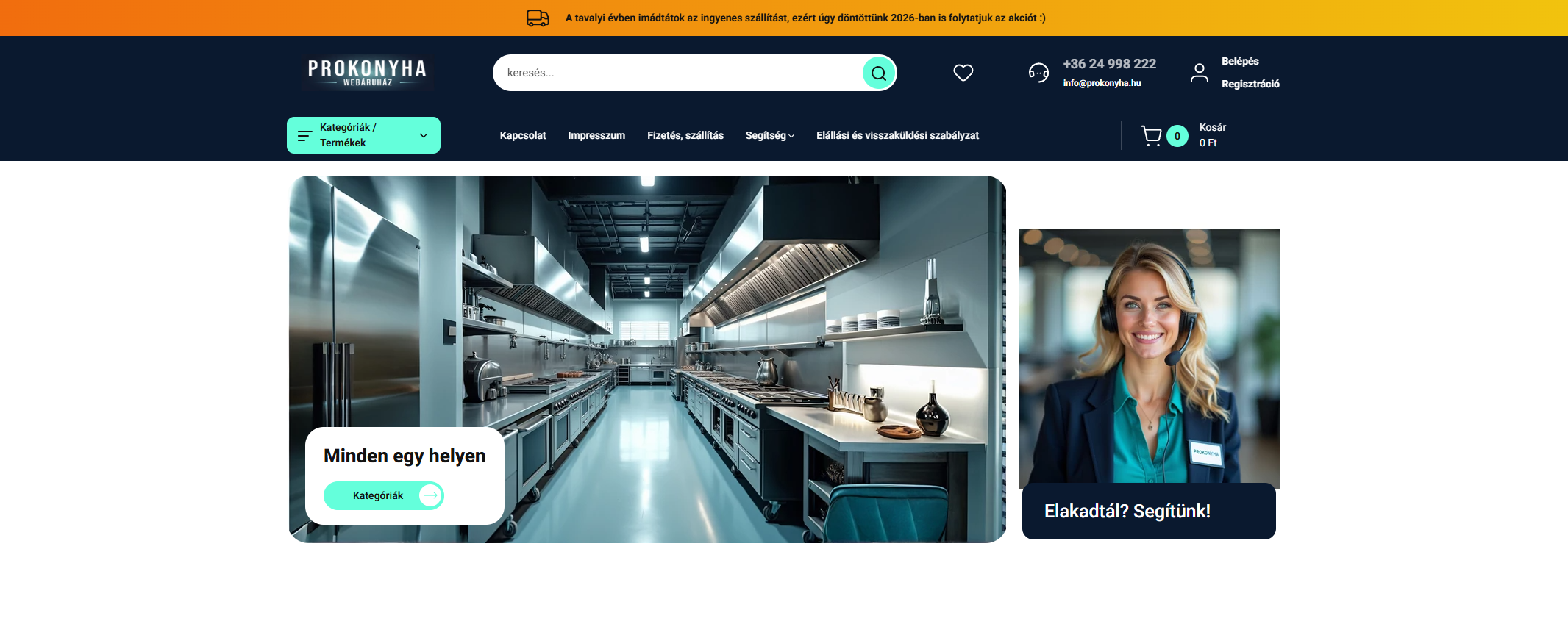 ProKonyha webshop